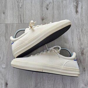 Rothy's | The RS02 white tennis prep recycled slip-on sneakers | WMS 9.5